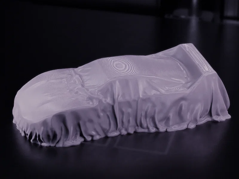 Mô hình Ferrari F40 phủ vải đen đầy ấn tượng - Image 1