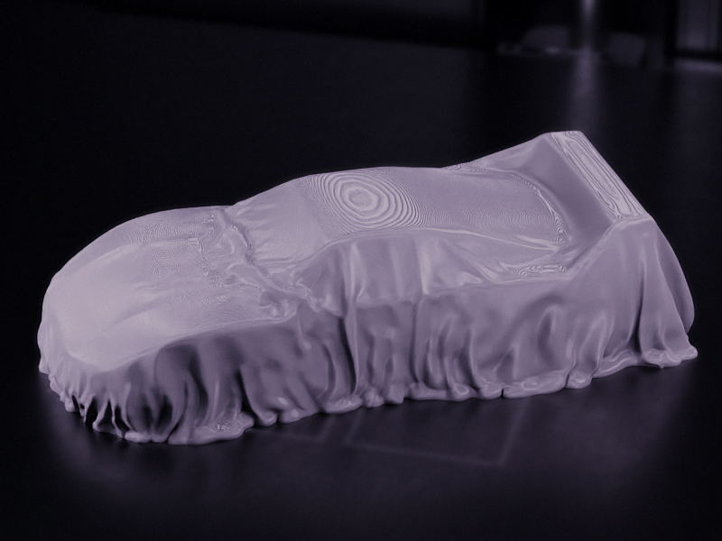 Mô hình Ferrari F40 phủ vải đen đầy ấn tượng - Image 2