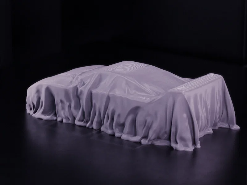 Mô hình Ferrari F40 phủ vải đen đầy ấn tượng - Image 3