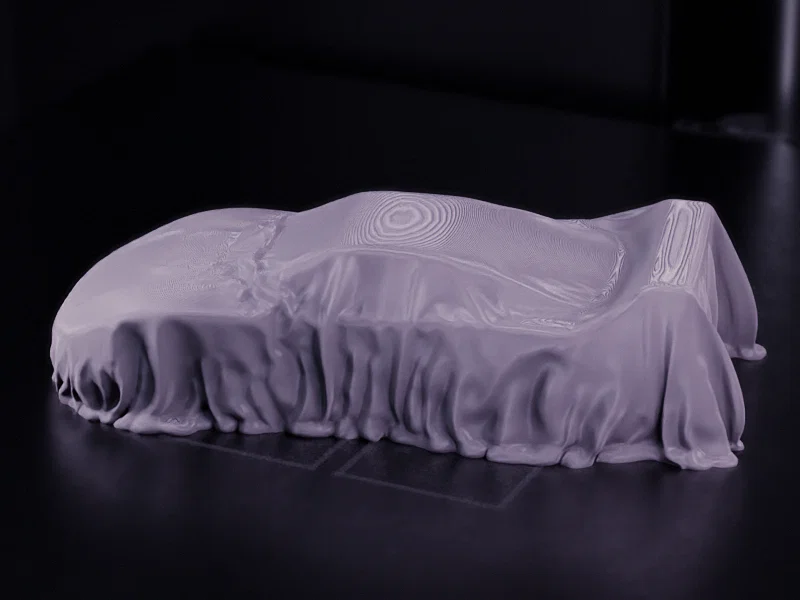 Mô hình Ferrari F40 phủ vải đen đầy ấn tượng - Image 4