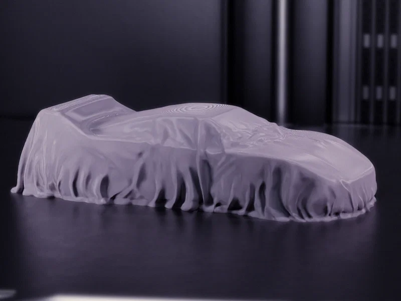 Mô hình Ferrari F40 phủ vải đen đầy ấn tượng - Image 8