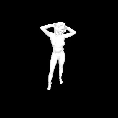 Mô hình 3D nhân vật nữ tạo dáng tinh tế (Women Pose) cho in 3D