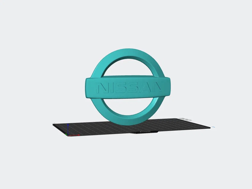 Mô hình logo Nissan 3D sắc nét - File STL cho người đam mê xe - Image 1
