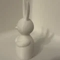 Mô hình chú thỏ phục sinh mini (Easter Bunny) trang trí để bàn - Thumbnail 2