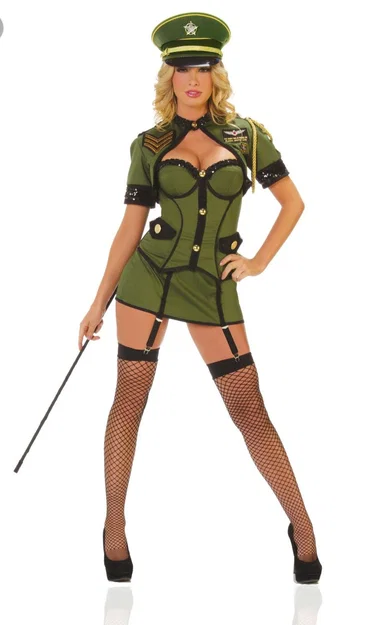 Mô hình 3D nữ sĩ quan quyến rũ (Sexy Army Captain) chất lượng cao - Image 2