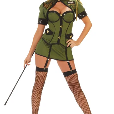 Mô hình 3D nữ sĩ quan quyến rũ (Sexy Army Captain) chất lượng cao