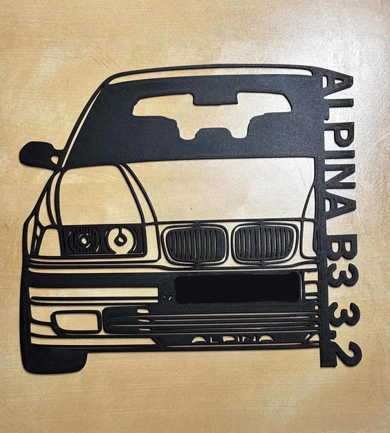 Tranh treo tường Alpina B3 (E36) độc đáo cho tín đồ đam mê xe - Image 1
