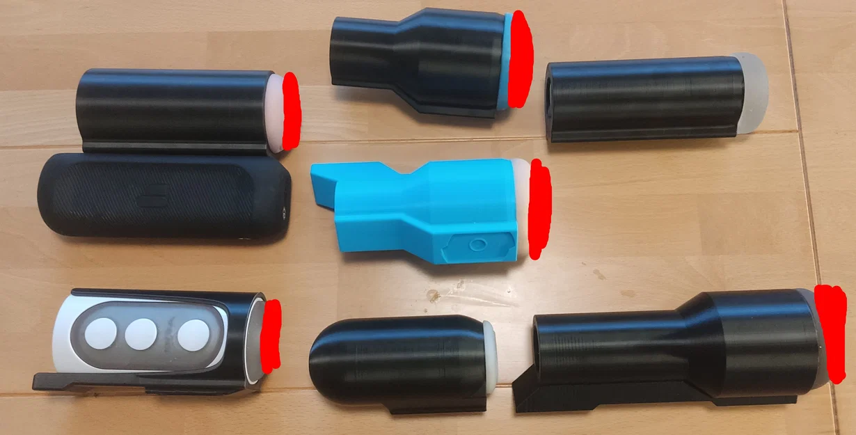 Bộ vỏ Case gắn Fleshlight và Tenga cho Handy 2 - In 3D chuyên dụng - Image 1