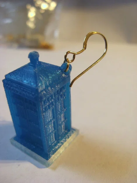 Bông tai TARDIS có đèn LED - Image 2