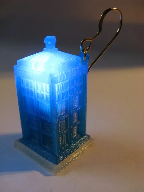 Bông tai TARDIS có đèn LED - Image 3