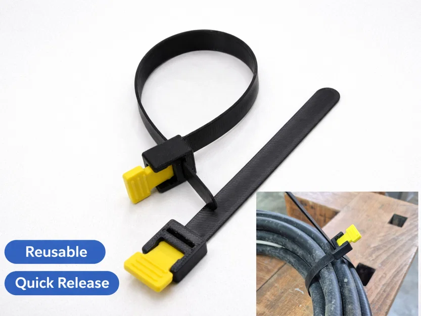 Dây rút nhựa có thể tái sử dụng và điều chỉnh - Image 1