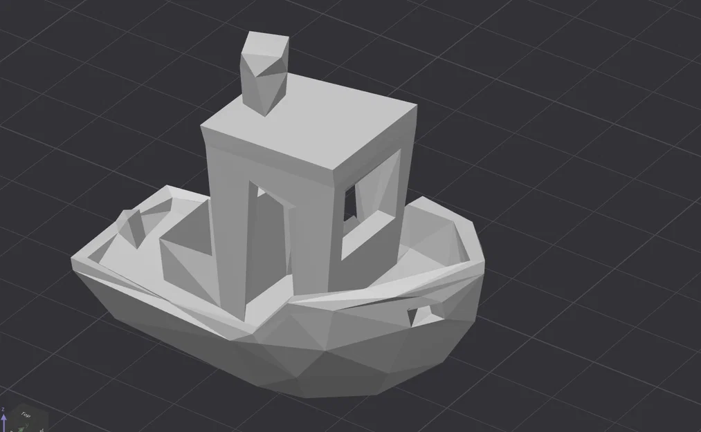 Mô hình thuyền 3D Benchy phong cách Low-poly cực chất - Image 1