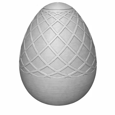 Mô hình quả trứng 3D trang trí nghệ thuật độc đáo