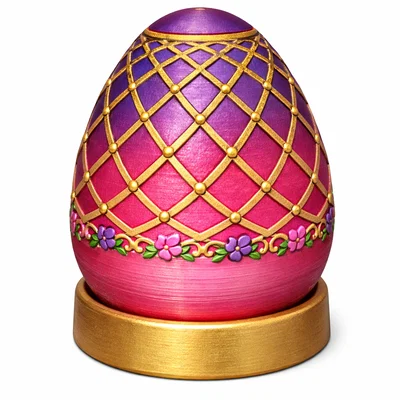 Mô hình quả trứng 3D trang trí nghệ thuật độc đáo