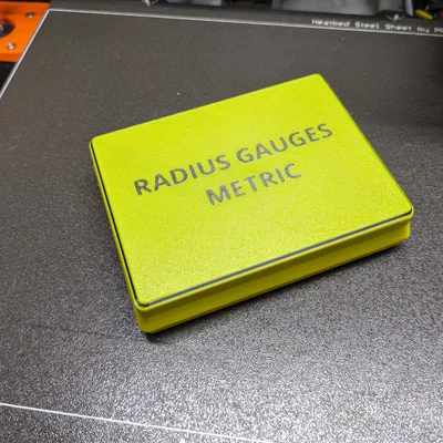 Hộp đựng dưỡng đo bán kính (Radius Gauges)