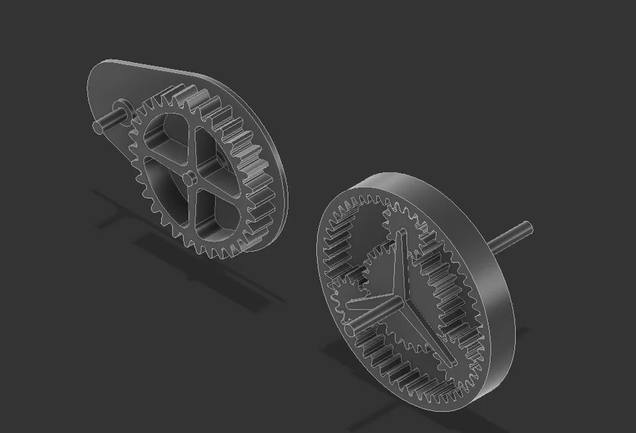 Bộ mô hình bánh răng cơ khí (gears) 3D - Học tập và trang trí - Image 1