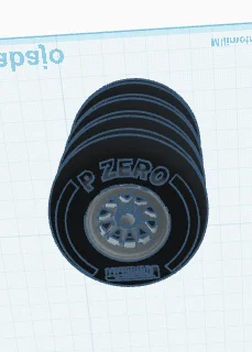 Ống đựng bút mô hình bánh xe đua F1 Pirelli P Zero độc đáo - Image 2