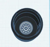 Ống đựng bút mô hình bánh xe đua F1 Pirelli P Zero độc đáo - Image 3