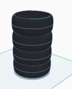 Ống đựng bút mô hình bánh xe đua F1 Pirelli P Zero độc đáo - Image 4