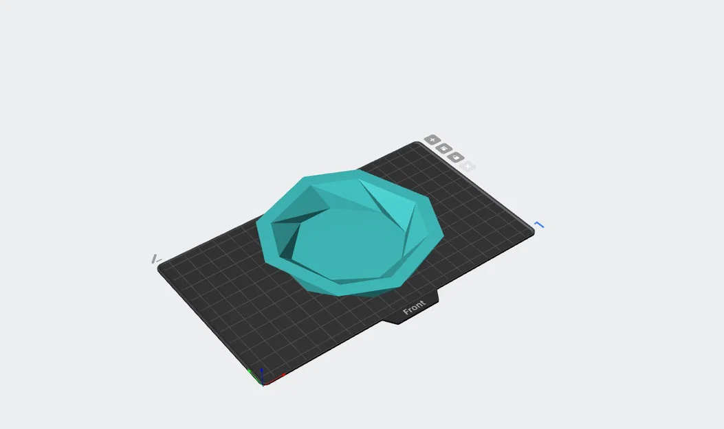 Khay đựng đồ đa năng Reciente thiết kế Low-poly sang trọng - Image 1