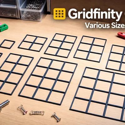 Gridfinity Grid – Đa Dạng Kích Cỡ