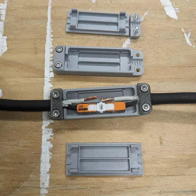 Hộp đấu nối Wago 221 Inline cho dây mềm (Phiên bản dùng Heat Set Insert)