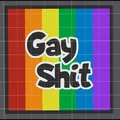 Nam châm "Gay Shit" đầy màu sắc - Thumbnail 2