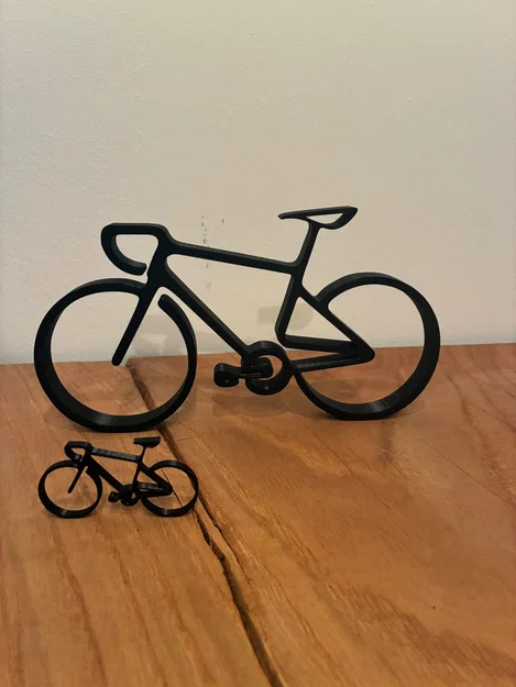 Mô hình xe đạp 3D tối giản - Trang trí không gian làm việc hiện đại - Image 1