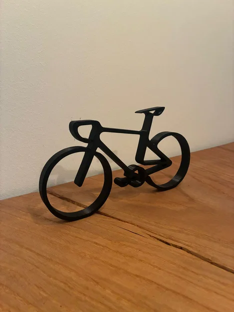 Mô hình xe đạp 3D tối giản - Trang trí không gian làm việc hiện đại - Image 3