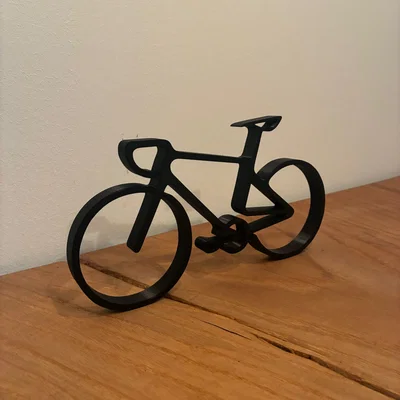 Mô hình xe đạp 3D tối giản - Trang trí không gian làm việc hiện đại