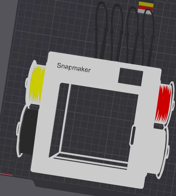 Snapmaker U1 Silhouette - Tranh Treo Tường - Image 1