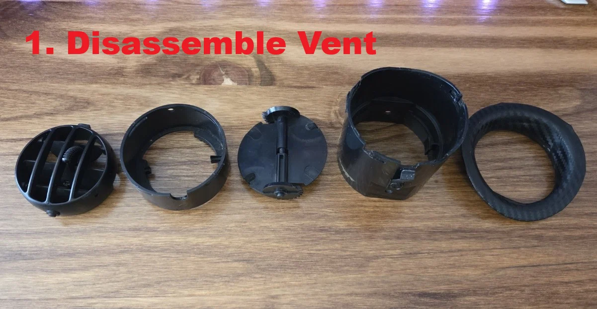 Đế gắn đồng hồ đo (Gauge Pod) cho hốc gió đơn Del Sol - Image 2