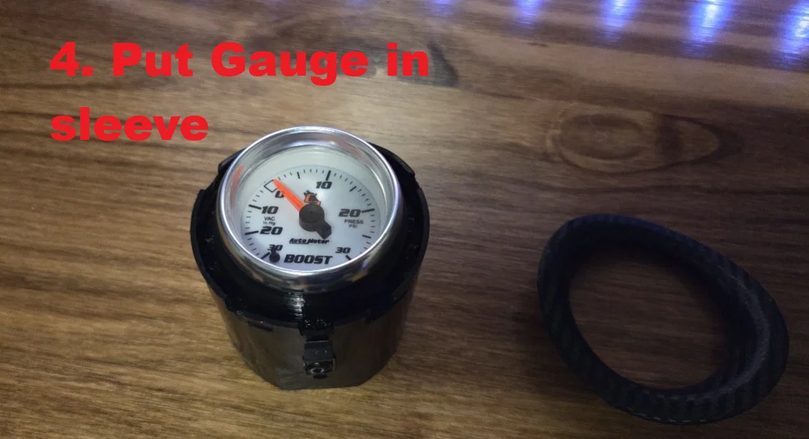 Đế gắn đồng hồ đo (Gauge Pod) cho hốc gió đơn Del Sol - Image 5