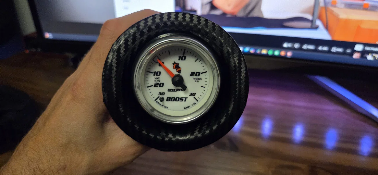 Đế gắn đồng hồ đo (Gauge Pod) cho hốc gió đơn Del Sol - Image 7