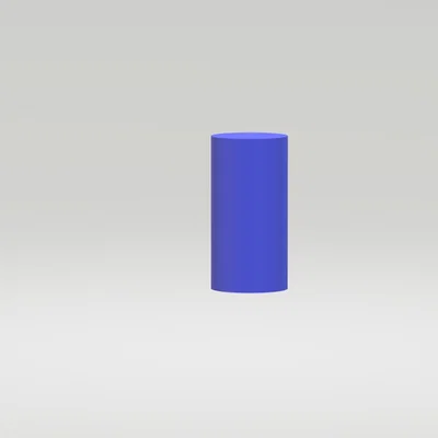 Mô hình khối trụ (Cylinder) chuẩn đẹp cho in 3D