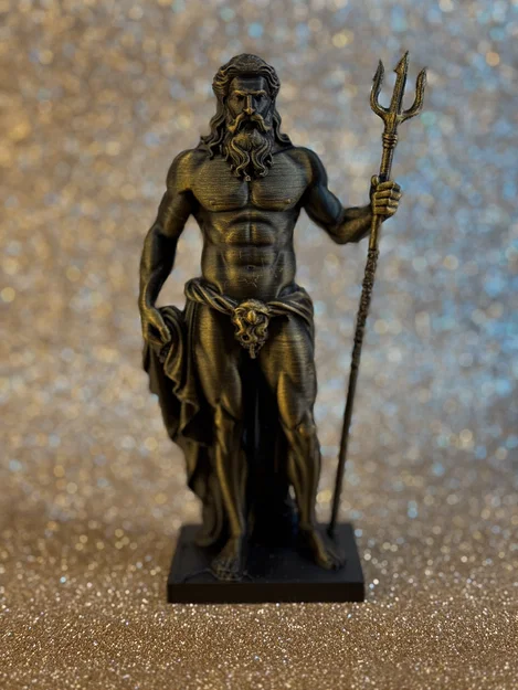Poseidon Sculpture – Tượng Thần Biển Cả Hy Lạp - Image 4