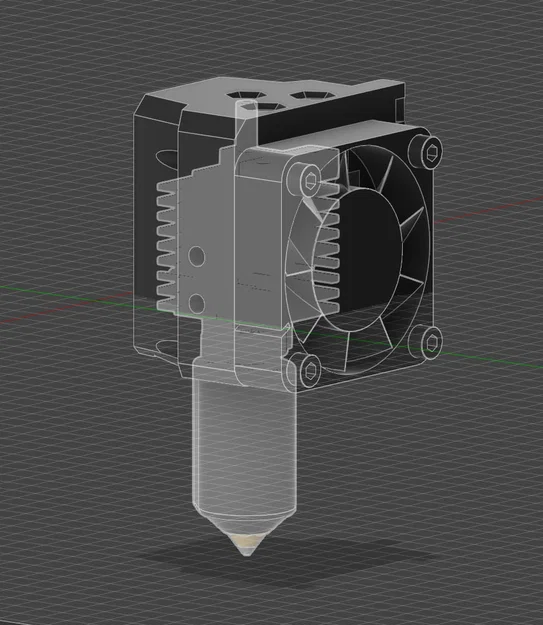 Ngàm gắn Hotend K2 Series cho Eva 3 (Bản mẫu) - Image 1