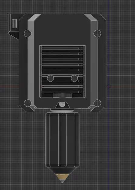 Ngàm gắn Hotend K2 Series cho Eva 3 (Bản mẫu) - Image 2