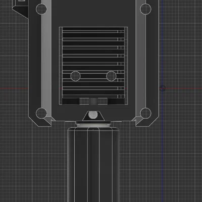 Ngàm gắn Hotend K2 Series cho Eva 3 (Bản mẫu)