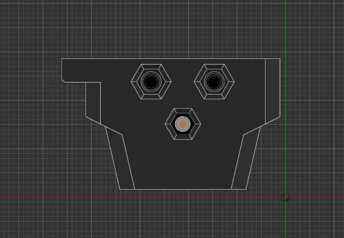Ngàm gắn Hotend K2 Series cho Eva 3 (Bản mẫu) - Image 3