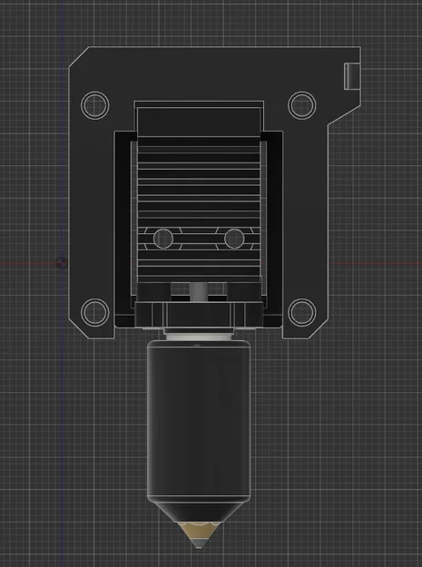 Ngàm gắn Hotend K2 Series cho Eva 3 (Bản mẫu) - Image 4