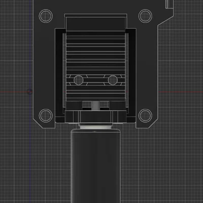 Ngàm gắn Hotend K2 Series cho Eva 3 (Bản mẫu)