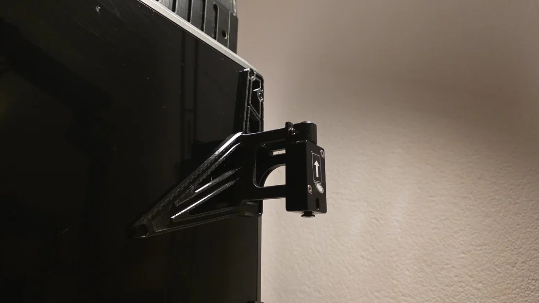 Ngàm gắn cảm biến sợi nhựa Creality K1 - Bản gia cố & lược bỏ ốc giữa - Image 1