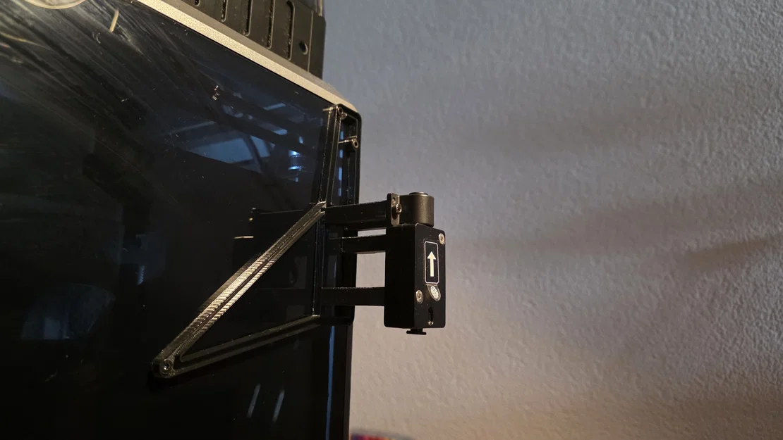 Ngàm gắn cảm biến sợi nhựa Creality K1 - Bản gia cố & lược bỏ ốc giữa - Image 3