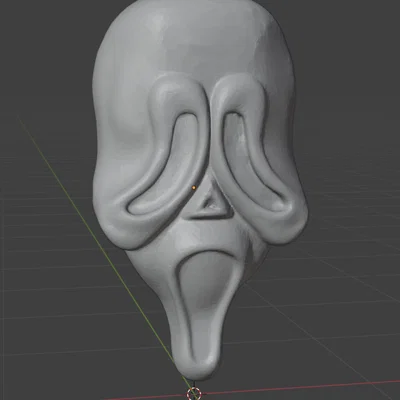 Mô hình mặt nạ Ghostface từ series Scream (Trang trí)