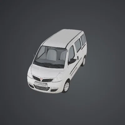 Mô hình xe tải van Chevrolet N200 chi tiết cho in 3D