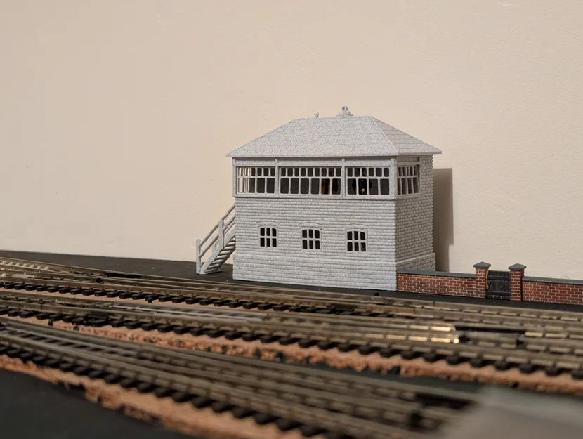 Mô hình 3D Chòi tín hiệu đường sắt GWR Signal Box - Type 7 - Image 1