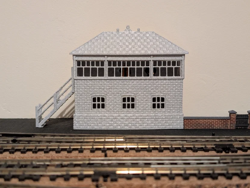Mô hình 3D Chòi tín hiệu đường sắt GWR Signal Box - Type 7 - Image 3