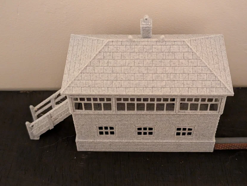 Mô hình 3D Chòi tín hiệu đường sắt GWR Signal Box - Type 7 - Image 4