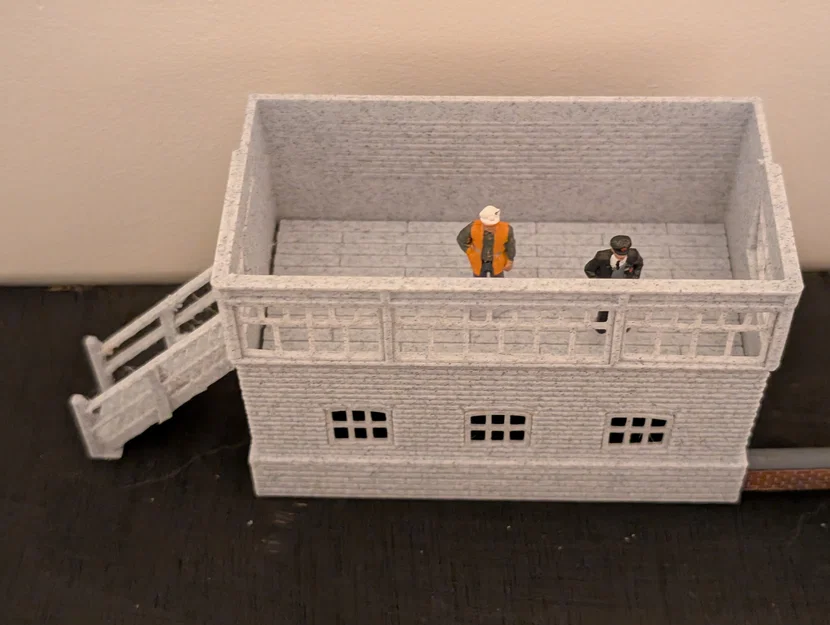 Mô hình 3D Chòi tín hiệu đường sắt GWR Signal Box - Type 7 - Image 5